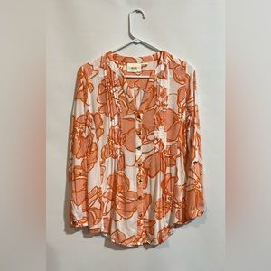 Maeve Woman’s Floral Blouse‎ Size 100% Viscose Small